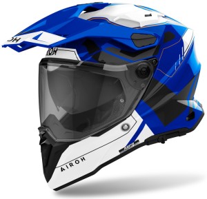 AIROH COMMANDER 2 REVEAL BLUE GLOSS KASK MOTOCYKLOWY CROSS ENDURO