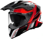 AIROH COMMANDER 2 SKIP RED GLOSS KASK MOTOCYKLOWY CROSS ENDURO