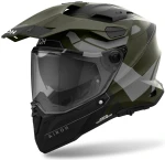 AIROH COMMANDER 2 REVEAL MILITARY GREEN MATT KASK MOTOCYKLOWY CROSS ENDURO