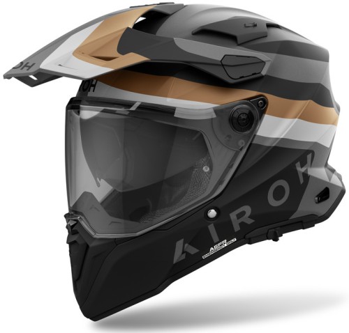 AIROH COMMANDER 2 DOOM GOLD MATT KASK MOTOCYKLOWY CROSS ENDURO