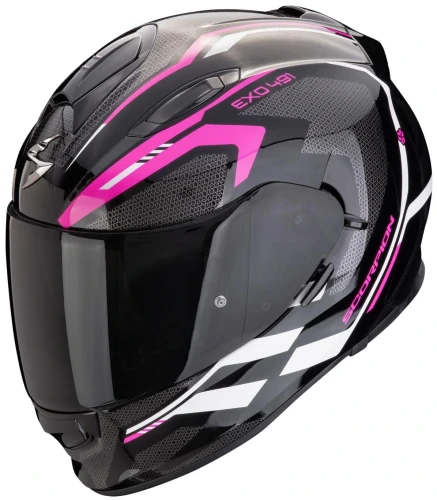 Kask SCORPION EXO-491 Kripta Black Pink Whit.webp
