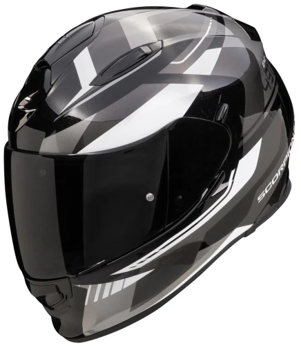 Kask SCORPION EXO-491 Abilis Black SILVER WHITE.webp