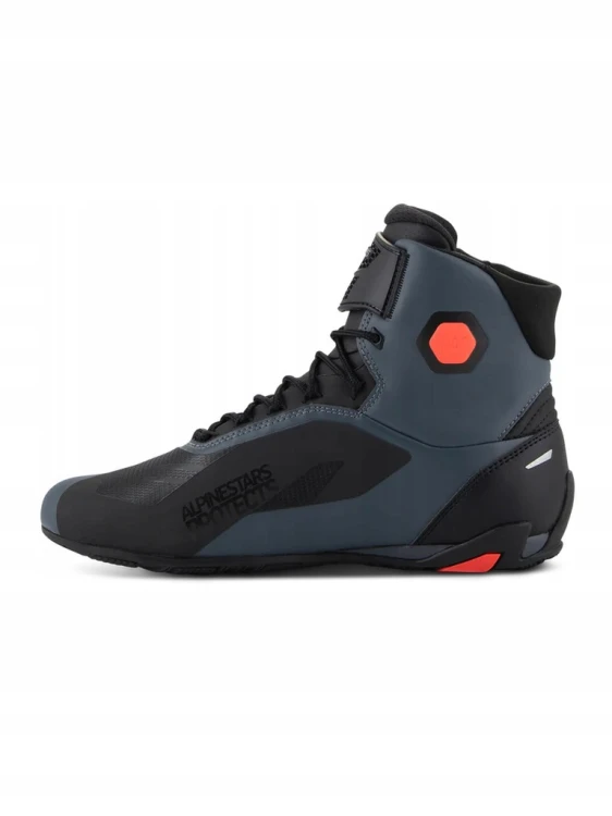 Buty Alpinestars Faster 4 BLACK GREY RED 3.jpg