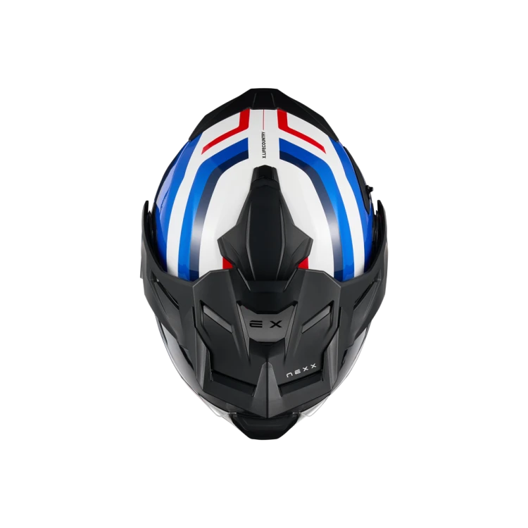 Kask NEXX X.LIFECOUNTRY Westbound Blue Red 2.png