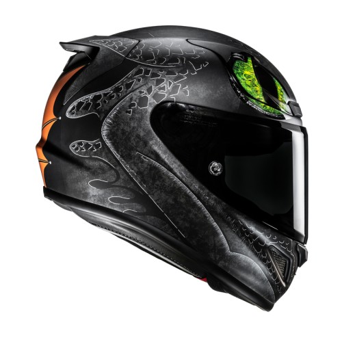 HJC RPHA12 TOOTHLESS 2 UNIVERSAL BLACK KASK MOTOCYKLOWY INTEGRALNY