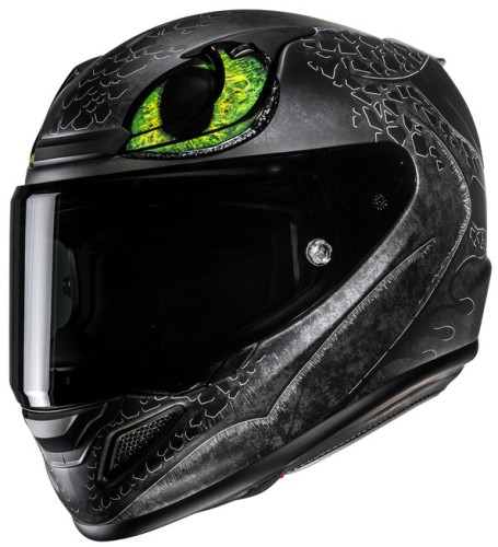 HJC RPHA12 TOOTHLESS 2 UNIVERSAL BLACK KASK MOTOCYKLOWY INTEGRALNY