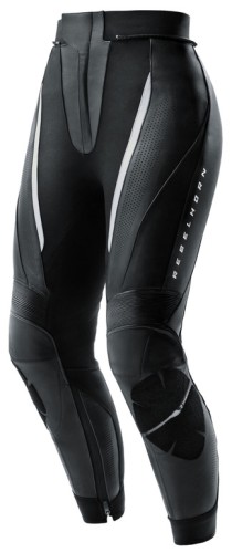 REBELHORN DIVA BLACK WHITE SPODNIE MOTOCYKLOWE SKÓRZANE DAMSKIE.jpg