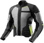 REBELHORN SCANDAL 3 BLACK GREY FLUO YELLOW KURTKA MOTOCYKLOWA TEKSTYLNA 
