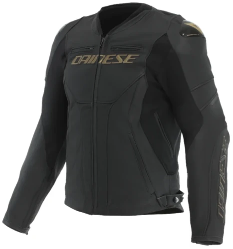 Kurtka skórzana Dainese RACING 5 # BLACK GOLD.webp