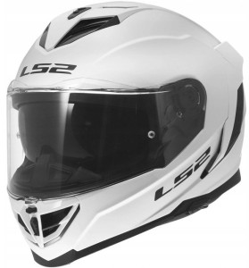 LS2 FF818 STORM III SOLID GLOSS WHITE MOTOCYKLOWY INTEGRALNY 