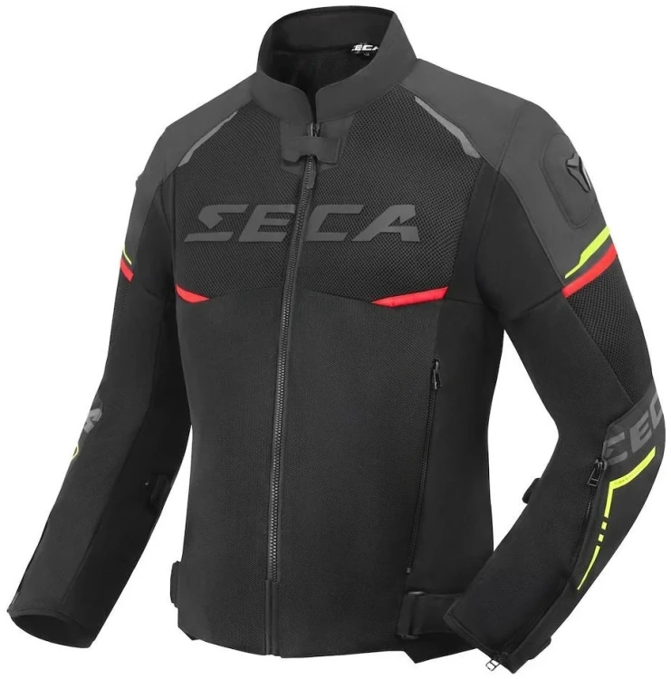 KURTKA SECA AIRFLOW III BLACK RED FLUO.webp