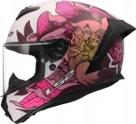 LS2 FF820 RAPID III POPPIES II WHITE PINK KASK MOTOCYKLOWY INTEGRALNY