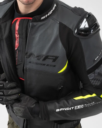 SHIMA BANDIT 2.0 MEN FLUO KURTKA MOTOCYKLOWA MĘSKA.webp