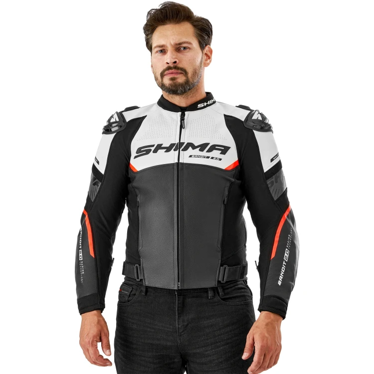 SHIMA BANDIT 2.0 MEN CZERWONA KURTKA MOTOCYKLOWA MĘSKA 2.webp