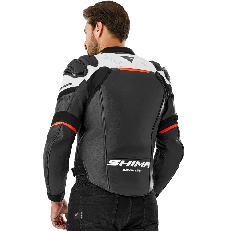 SHIMA BANDIT 2.0 MEN CZERWONA KURTKA MOTOCYKLOWA MĘSKA 5.webp