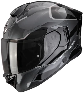 SCORPION EXO-530 AIR CLIP SILVER BLACK KASK MOTOCYKLOWY INTEGRALNY