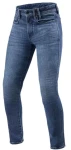 REV'IT PISTON 3 SK MEDIUM BLUE USED SPODNIE JEANS MOTOCYKLOWE