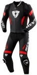 REV'IT ARGON 3 1PC BLACK RED KOMBINEZON MOTOCYKLOWY SKÓRZANY
