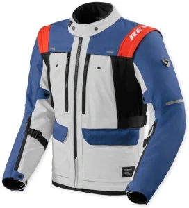 REV'IT OFFTRACK 3 H2O BLUE SILVER KURTKA MOTOCYKLOWA TEKSTYLNA 