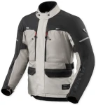 REV'IT OUTBACK 5 H2O SILVER BLACK KURTKA MOTOCYKLOWA TEKSTYLNA 