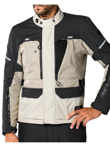 KURTKA REV'IT OUTBACK 5 H2O SAND BLACK 6.webp