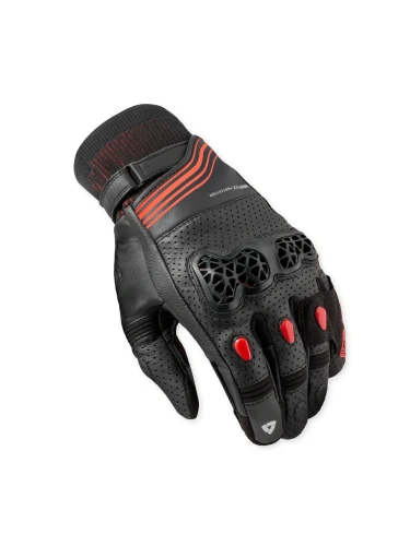 Rękawice Rev'it Positron BLACK RED 2.webp