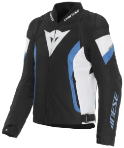 DAINESE AVRO 5 TEX BLACK BLUE WHITE KURTKA MOTOCYKLOWA TEKSTYLNA