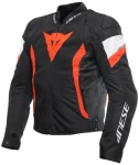 DAINESE AVRO 5 TEX  KURTKA MOTOCYKLOWA MĘSKI CZARNA CZERWONA