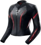REBELHORN DIVA ST BLACK RED WHITE KURTKA MOTOCYKLOWA SKÓRZANA DAMSKA