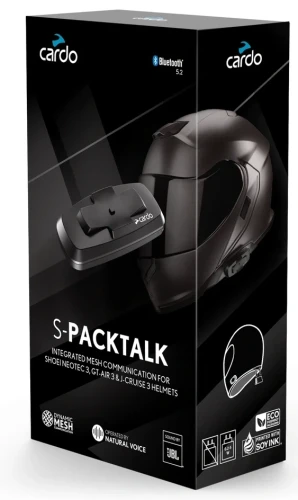 Interkom Cardo PACKTALK-S Single do Shoei.webp