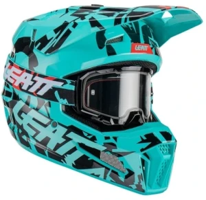 LEATT KIT MOTO 3.5 V23 FUEL KASK MOTOCYKLOWY OFFROAD + GOGLE