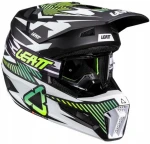LEATT KIT MOTO 3.5 V23 STORM TEAL KASK MOTOCYKLOWY OFFROAD + GOGLE