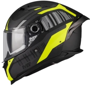 MT BRAKER SV COCKPIT B13 BLACK FLUO KASK MOTOCYKLOWY INTEGRALNY
