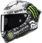 HJC RPHA1 V2 CARBON QUARTARA SNOW DIABLO REPLICA BLACK WHITE KASK MOTOCYKLOWY 