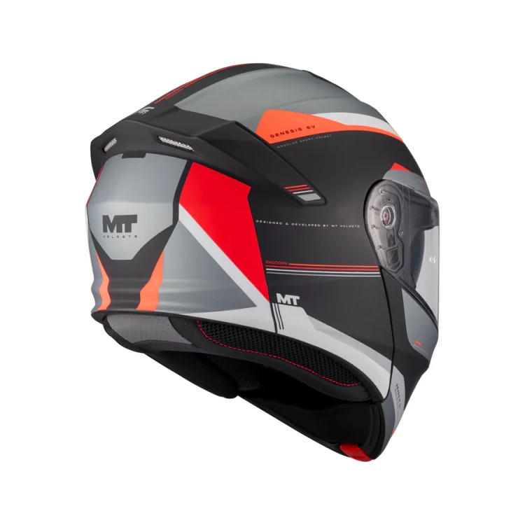 KASK MT GENESIS SV RACCOON B5 BLACK RED3.webp