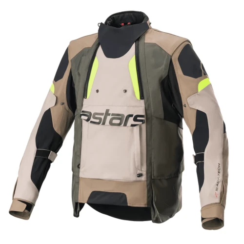 Kurtka Alpinestars Halo Drystar Khaki Sand Yell.webp