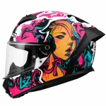 LS2 FF820 RAPID III CYBERG PURPLE CYAN KASK MOTOCYKLOWY INTEGRALNY 