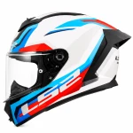 LS2 FF820 RAPID III HYPER WHITE BLUE RED KASK MOTOCYKLOWY INTEGRALNY