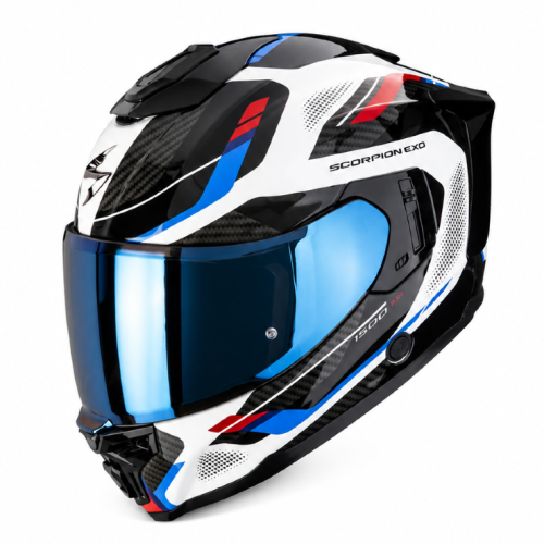 Kask SCORPION EXO-1500 Air Sleek Wht Red Blue.png