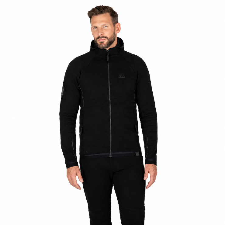 BLUZA KNOX SHIELD FULL ZIP HOODY BLACK