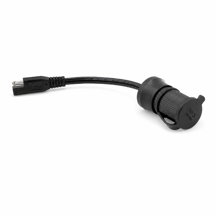 SW-MOTECH ŁADOWARKA ADAPTER DO WTYCZKI SAE TANK BAG Z GNIAZDEM 12V 10CM.png
