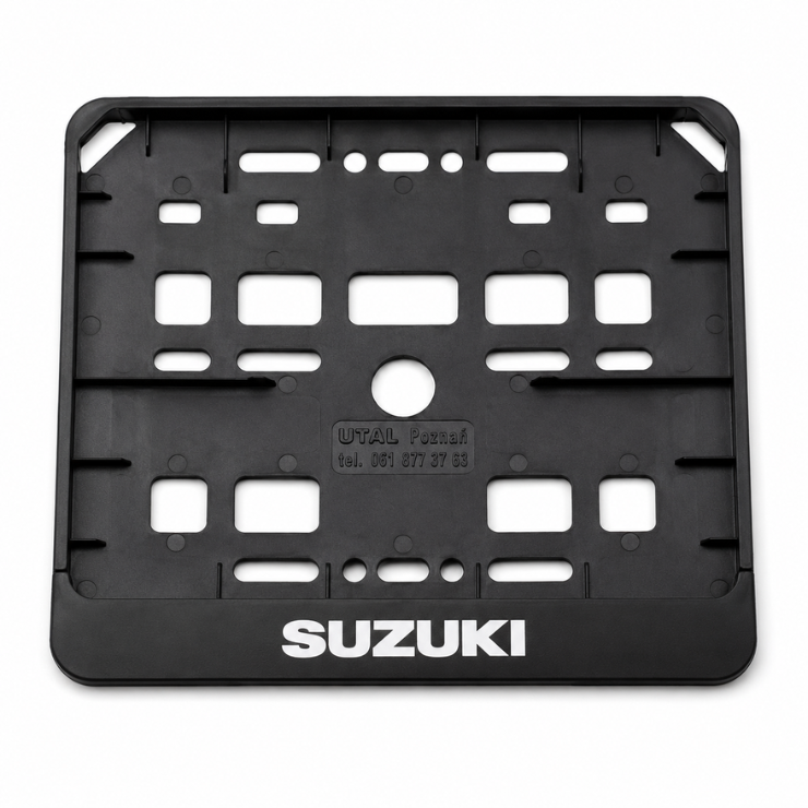 SUZUKI CZARNA RAMKA TABLICY REJESTRACYJNEJ MOTOCYKLA.png