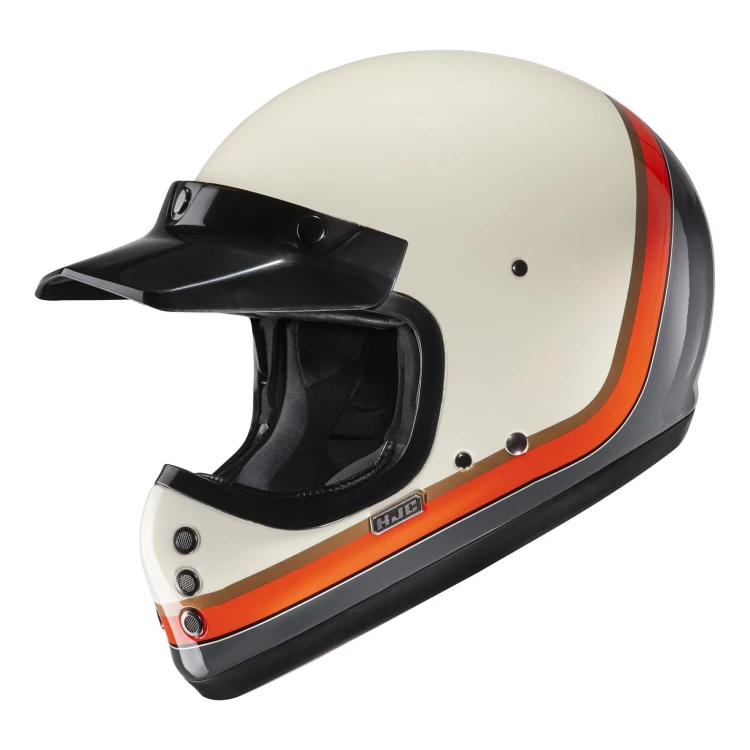 KASK HJC V60 SCOBY WHITE ORANGE GREY XL.webp