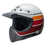 Kask Bell Moto-3 ECE6 RSD SDL BLACK SATIN GLOSS WHITE BLACK