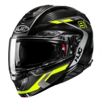HJC RPHA91 CARBON LAGOS BLACK YELLOW KASK MOTOCYKLOWY SZCZĘKOWY