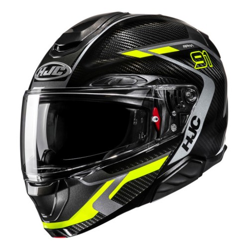 HJC RPHA91 CARBON LAGOS BLACK YELLOW KASK MOTOCYKLOWY SZCZĘKOWY.jpg