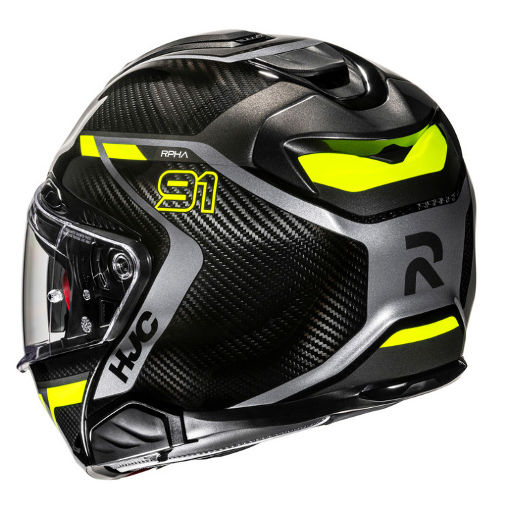 HJC RPHA91 CARBON LAGOS BLACK YELLOW KASK MOTOCYKLOWY SZCZĘKOWY2.jpg