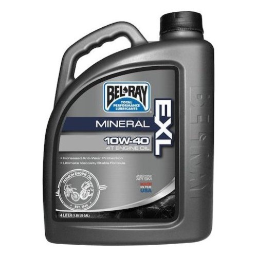 Olej motocyklowy BEL RAY EXL 10W40 4L Mineralny.jpg