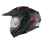 NEXX X.WED 3 KEYO KASK MOTOCYKLOWY CROSS ENDURO GREY RED MATT