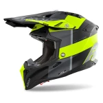 AIROH AVIATOR 3 MONARCH YELLOW MATT KASK ENDURO CROSS